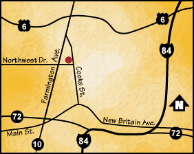 Plainville, Connecticut store map