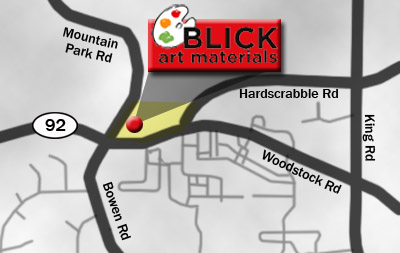 Map to Roswell, Georgia store