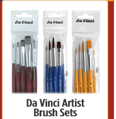 NEW! Da Vinci Artist Brush Sets