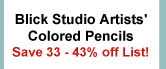 Blick Studio Artists' Colored Pencils 
