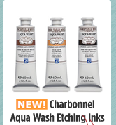 Charbonnel Aqua Wash Etching Inks 