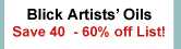 Blick Artists' Oil Color 