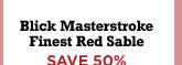 Blick Masterstroke Finest Red Sable Brushes 