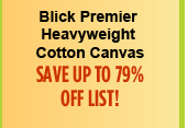 Blick Premier Heavyweight Cotton Canvas 