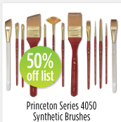 Princeton Series 4050 Synthetic   Brushes