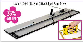 Logan 450-1 Elite Mat Cutter & Dual Point Driver