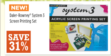 Daler-Rowney System 3 Screen Printing Set