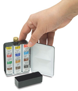 Artists' Watercolor Case, Heavy Weight Enamel Box