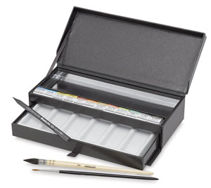 Platinum Set of 12 Half Pan