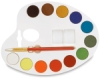 Watercolor Palette Shaped Set