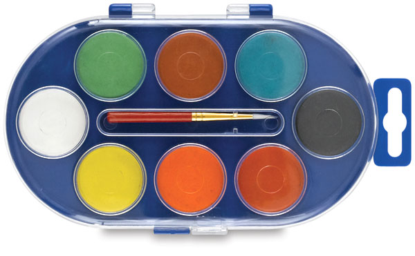 Watercolor Pans, Set of 8