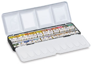 Metal Box Half Pan Set of 24