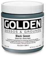 Golden Black Gesso