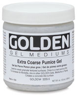 Golden Pumice Gel Mediums