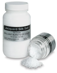 Jacquard silk salt