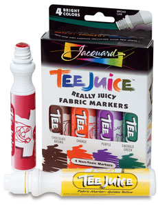 Jacquard tee juice fabric markers