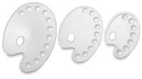 Alvin Oval Plastic Palette