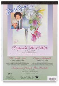 Bob Ross Disposable Floral Palette