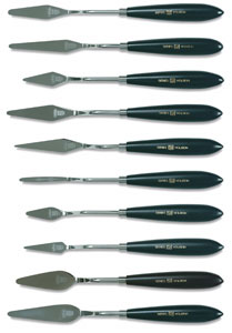 Holbein SX Professional Stainless Painting Knives Holbein SX Professional Stainless Painting Knives