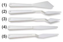 Richeson Plastic Painting Knives
