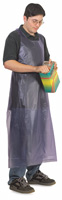 Blue Vinyl Apron