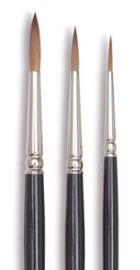 Raphaeumll Kolinsky Red Sable Fine Pointed Round
