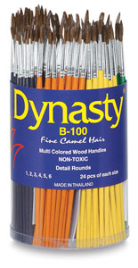 Camel Hair Brushes - Dynasty Economy Camel Hair Brushes