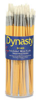 Dynasty White Bristle Brushes