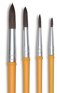 Hair Brush - Crayola Camel Hair Watercolor Brushes