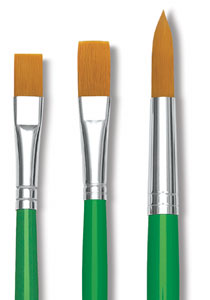 Golden Taklon Brushes