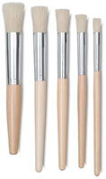 Blick Economy White Bristle Stencil Brush