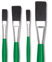 Blick Black Bristle Set