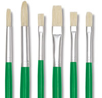 Blick White Bristle Set