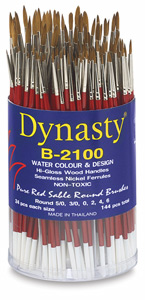 Dynasty Finest Red Sable Round