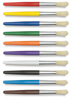 Silver Lead Chubby Brushes