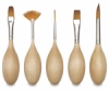 Blick Egg Handled Brushes