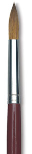 Sable Hair Brushes - Da Vinci Kolinsky Red Oil Sable Round