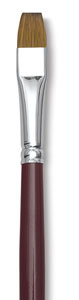 Hair Brush - Da Vinci Kolinsky Red Oil Sable Bright