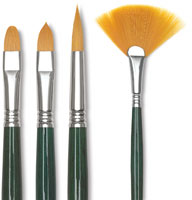 Escoda Toray Gold Synthetic Long Handle