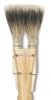 Double Badger Square-Edged Brush