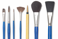 Blick Ceramic Glaze Detail Brush Set