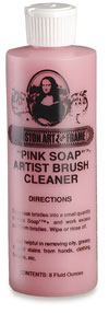 Pink Soap Artist Brush Cleaner