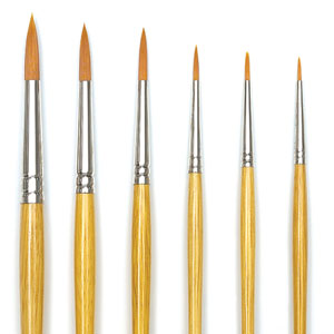 Blick Academic Synthetic Golden Taklon Round