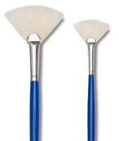 Blick Scholastic White Bristle Fan