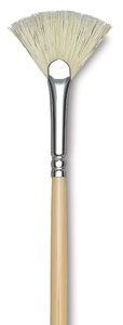 raphael, raphael brushes, raphael fan, raphael extra bristle fan, fan brush, bristle fan brush, oil brush, acrylic brush