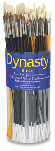 Dynasty Red Sable and White Bristle Assortment