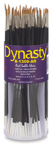 Dynasty Red Sable Round Brushes