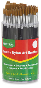 Reeves Quality Nylon Art Brushes