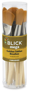 Blick Mega Golden Taklon Brushes