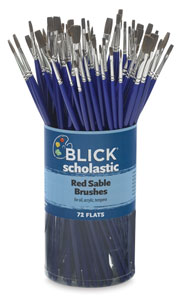 Blick Scholastic Red Sable Canisters